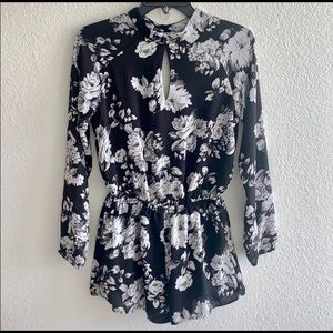 Necessary Objects Floral Romper